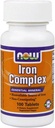 NOW Iron Complex, 100 compresse (Pacchetto di 3)