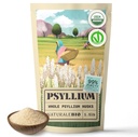 NaturaleBio Full Psyllium Husk. 1.5lbs. 99% Pure Psyllium Seed Husks. Integratore di fibre naturali. USDA Organic Certified. Prodotto in India. Gluten Free, Keto, Paleo, Diete Vegane. Probiotici