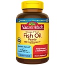 Natura fatta Omega 3 Fish Oil Integratori, 550mg Per Serving, Fish Oil Omega 3 Integratori come Ethyl Esters per il supporto sano del cuore, 300 Softgels, 100 giorni di alimentazione