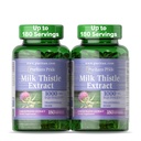Estratto di concentrato di latte Pride di Puritan Silymarin 4:1 200mg (1000 Mg Equivalent) Integratore alimentare per il supporto del fegato, 6 mesi di alimentazione, 180 Conte 2-Pack
