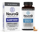 LifeSeasons NeuroQ Memoria e messa a fuoco con SleepNow Strips - 24/7 Brain Health Support - Migliorare la funzione di sonno cognitivo - 30 giorni di alimentazione
