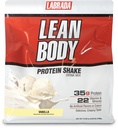 Lean Body All-in-One Vanilla Protein Shake. 35g Protein, Whey Blend, 7g Grassi Sani & Fibra, 22 Vitamine e Minerali, Nessun colore artificiale, senza glutine, (4.6lb) Imballaggio Vary May