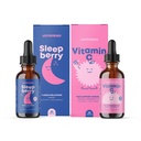 JoySpring Vitamin C Gocce per bambini - Supporto immunitario con lo zinco e la melatonina per i bambini con il mirtillo