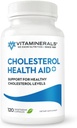 Vitaminerals® 125 Cholesterol Health Aid Plus | Niacin | CoQ10 | Garlic | Phytolestrol Complex | 60 capsule vegetali