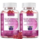 Glucosamina Chondroitin Integratori con MSM & Elderberry | Glucosamine Chondroitin Gummy per Adulti & Donne Uomo | Glucosamina chondroitin Gummies Extra Strength | Joint Supplement | 2 Pack