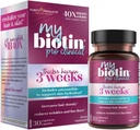 Prodotti di purezza MyBiotin ProClinical – Capelli Thicker A partire da 3 settimane e combattimenti rughe - MB40X Brevettato Biotin Matrix w/Astaxanthin - 40X Più solubile vs ordinario Biotin 30 Veg Cap