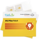 PatchAid B12 Energy Plus Topical Patch | Supporta l'energia naturale e la messa a fuoco | Indossare 8 ore per l'assorbimento potenziato | Alimentazione di 60 giorni