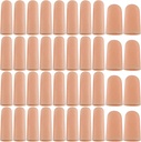 ANCIRS Gel Finger Support Guanti di protezione, Gel Finger Cots/Covers - Taglie diverse Fingertips in silicone per mani Cracking, Eczema Skin (40pcs)