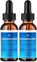 Cerebrozen Tinnitus Ear Drops - Cerebrozen 24, Cerebrozen Liquid Drops, Cerebrozen Recensioni, Cerebrozen Drops for Ear Relief (2 Pack - 120 ML)
