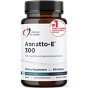 Disegni per la salute Annatto-E 300mg Tocotrienols Vitamina E - Delta + Gamma Tocotrienols per sostenere la salute del cuore, la salute degli occhi, l'invecchiamento sano - DeltaGold Antiossidanti Supplemento (60 Vitamina E Softgels)