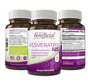 PURELY Benefico RESVERATROL1450-90day Fornitura, 1450mg per Serve di Potenti Antiossidanti & Trans-Resveratrolo, Promuove Anti-invecchiamento, Supporto cardiovascolare, Vantaggi Massimi(1bottle)