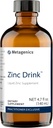 Metagenics Zinc Drink - Trace Mineral - Immune System & Enzymes Support* - con Zinc Sulfate - Non OGM, Gluten-Free, Vegetariano - 4.7 fl oz