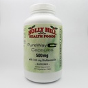 Holly Hill Health Foods, PureWay-C 500 MG con 100 MG Bioflavonoidi, Buffered, 240 capsule vegetariane (8 mesi di fornitura)