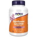 NOW Integratori alimentari, Lecitina di girasole 1200 mg con Phosphatidyl Choline, 100 Softgels