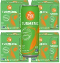 ZYN Turmeric Wellness Drink (24 Pack), Mango Lychee aromatizzato curcumina curcumina curcuma bere con pepe nero, Non Aggiunto Zucchero, Carbo basso & Basso Calorie Bere, Clean Alternative