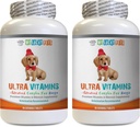 K9 Cane Immune Potere - Cane Ultra Vitamine - Veterinaria Raccomandata - Supporto Immune - Capelli Occhi e Bones Supporto - Cuciture Vitamine Cane - 2 Bottiglie (180 Trattamenti)