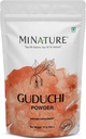 minature Guduchi (Giloy) Powder | (Tinospora Cordifolia) | Supporta la digestione sana | Immunity Booster| Indian Giloy Powder | Resealable Zip Lock Pouch | 227g (8oz)