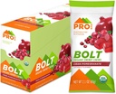 PROBAR - BOLT Organic Energy Chews, Cranberry Pomegranate, Non OGM, Gluten-Free, USDA Certified Organic, Healthy, Natural Energy, Fast Fuel Gummies with Vitamins B & C (12 Conte)