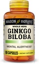 Mason Vitamins Ginkgo Biloba Capsule, 180 Conte