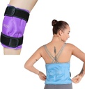 REVIX Knee e Back Ice Pack per lesioni riutilizzabili, Gel Ice Wrap con terapia a compressione fredda