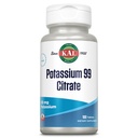 Citrato di potassio KAL 99mg, equilibrio fluido ed elettrolita, supplemento di potassio per il muscolo, Nerve e il supporto di salute del cuore, vegetariano, assorbimento potenziato, garanzia di 60 giorni, 100 Serv, 100 compresse