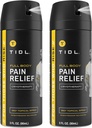 TIDL Cryotherapy Pain Relief Spray, 3 Oz (Pack of 2) Destinato dolore collo, Joint & Muscle Pain Relief con mentolo organico, piantato, raffreddamento istantaneo per artrite, schiena e ginocchio Dolore