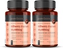 pureclinica Bilberry Extract 10.000mg x 360 compresse (2 bottiglie) - 10 X Più Anthocyanidins per Tablet rispetto alla maggior parte degli altri - e 5mg Black Pepper Extract per il 300% di assorbimento aumentato