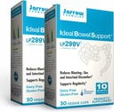 Jarrow Formulas Ideal Bowel Support - 10 miliardi di Atto Per Serving - 30 Caps Veggie, Confezione da 2 - Supporto Bowel - Riduce Bloating?, Gas & Intestinal Discomfort - Fino a 60 Serve Totali
