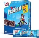 CLIF KID ZBAR - Protein Granola Bars - Biscotti e Creme Flavor - Non OGM - Organic -Lunch Box Snacks (1.27 Ounce Energy Bars, 10 Count)