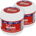 Blu Goo Massima Resistenza Del Dolore Crema - Profondo Riscaldamento Rub per Schienale/Neck, Muscolo Sportivo/Unito, Sprains, Bursitis, Strains - 2 Pacchetti di 4 once, Realizzati con Olio Emu Puro 100%