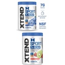 Scivation Xtend Hydrasport BCAA Polvere, aminoacidi a catena ramificata, BCAA, polvere di bevanda di elettrolita di zucchero zero + idratazione, Kiwi di lampone blu & fragola, 30 Servings Twin Pack