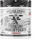 Creatina monoidrato, promuove la crescita muscolare magra, non aromatizzata, aiuta il recupero del muscolo, supplemento post-allenamento, Veteren Owned e Operated (60 Serve, Monoidrato di creatina)