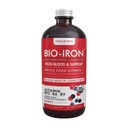 Liquid Iron Supplement | Organic Certified, Berry Flavor - Whole Food Vitamin C Absorption Boost & Blood Building B Vitamine - Methyl B12, L-Methylfolate & B6 - Supporta livelli di ferro sani - 7.6 oz