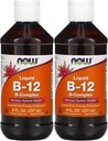 NOW Alimenti Vitamina B-12 Liquido, 8oz (Pacchetto di 2)