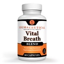 Formula respiratoria - Lavaggio polmonare per fumatori - Respirante chiaro, sano e bianco - Detox polmonare per fumatori - Supplemento respiratorio per la salute polmonare - 60 capsule