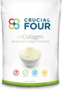 FOUR Cruciale - mCollagen (polvere di peptide di collagene di Grass Fed) – Aminoacidi – Perfetto per il recupero dello sport Integratore proteico – Supporta capelli, pelle, unghie e salute comune - Organico e non OGM (16oz)