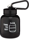 ONMYWHEY - Protein Powder & Supplement Funnel Keychain, Portable To-Go Container for The Gym, Workouts, Fitness, & Travel - TSA Approvato, tempo per ottenere Wheysted