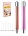 Raccogliere l'orecchio, Strumento di rimozione della cera posteriore, Kit di pulizia dell'orecchio delle luci del LED,Slittamento della versione modificataNon-Slip, Testa di Spoon di sicurezza soffitta,sostituibile e facile da pulire,Materiale sicuro