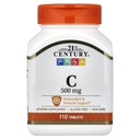 21 ° secolo C 500 Mg compresse, 110 conte