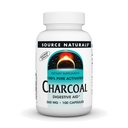 Fonte Naturals Charcoal - 100% puro attivato, aiuto digestivo - 100 capsule