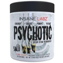 Sega Psicotica Insane Labz, Polvere pre-allenamento ad alta precisione con OxyGold-TM e AMPiberry®,Extreme Lasting Energy con Teacrine®,Focus con CognitIQ® e Endurance (30 Serve, Arancio Sangue)