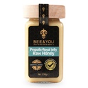 Ape e You Royal Jelly Raw Honey, Estratto di Propolis, 100% Superfood naturale, Ultra Pure, Integratore di supporto immunitario, Antiossidanti, Keto, Paleo, Senza glutine, 6.7 oz