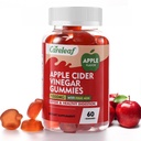 Aceto di sidro di mele Gummies 60 conteggi AVC 1000mg con vitamina B6 vitamina B12 per il metabolismo, la digestione, il disintossicazione, il fegato e la salute immunitaria
