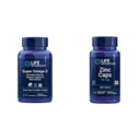 Estensione della vita Super Omega-3 EPA/DHA Fish Oil, sesamo Lignans & Olive Extract - Omega 3 Supplementi & Zinc Caps, zinco 50 mg, zinco Citrato, Supporto Le difese immunitarie del corpo