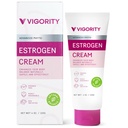 Crema di estrogeni per le donne, Bioidentico naturale, Rilievo di menopausa di lampi caldi, Crema di estrogeno con Yam selvatico, Ciclo mestruale e supporto bilanciamento del corpo, aiuta a ridurre i flash caldi, Paraben-Free, Vegan, alimentazione di 3 mesi (4 Oz)