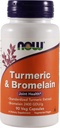 NOW Foods - Turmeric & Bromelain Joint Health - 90 capsule vegetariane