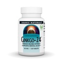 Fonte Naturals Ginkgo-24 - Ginkgo Biloba Estratto Supporta Acuity mentale* - 40 mg, 120 compresse