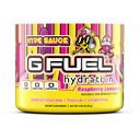 G Fuel Hype Sauce Supreme Hydration, Miscela di polvere di elettrolita per energia e messa a fuoco, Zucchero e caffeina Integratore gratuito con vitamine e minerali essenziali, Raspberry Lemonade Flavor, 3.3 oz - 30 Serve