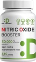 DAL SUPPLEMENTO Nitric Oxide Booster 30.000mg Equivalente, 360 capsule – Natural Beet Root & Marshmallow Root Herbal Blend – promuove Nutriente Flow to Muscles & Heart – Non-OGM