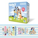 Bluey Kids Bandages, 3 dimensioni assortite 100 CT | Indossare come adesivi, bandiere flessibili per tagli minori, graffette e ustioni. Grande idea regalo e Stocking Stuffer